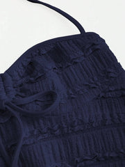 Halter Neck Sweetheart Neck Cami