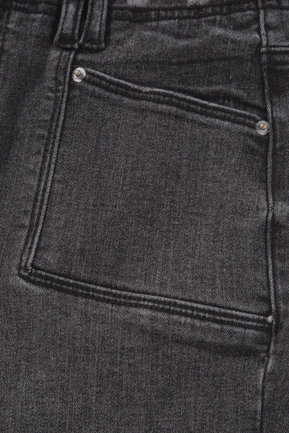 High-Waisted Wide-Leg Vintage Wash Jeans