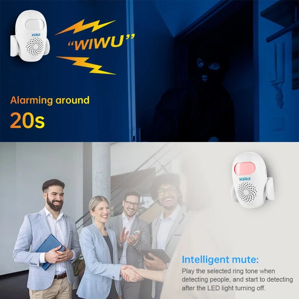 Home security doorbell with PIR infrared for smart motion detection Welcome Alarm