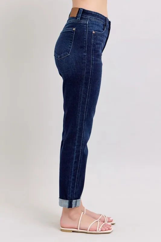 Judy Blue Full Size High Waist Boyfriend Jeans Plus Size