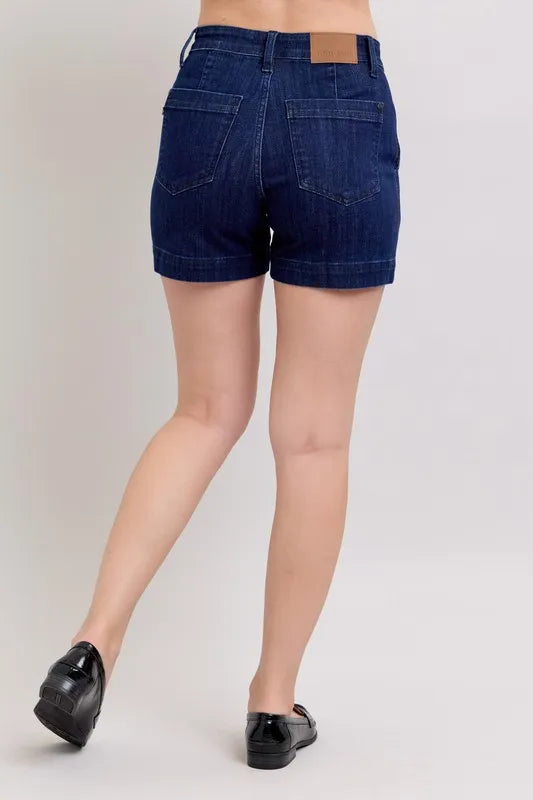 Judy Blue Full Size High Waist Denim Shorts Plus Size