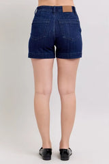 Judy Blue Full Size High Waist Denim Shorts Plus Size