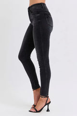 Judy Blue Full Size Mid Rise Tummy Control Skinny Jeans Plus Size