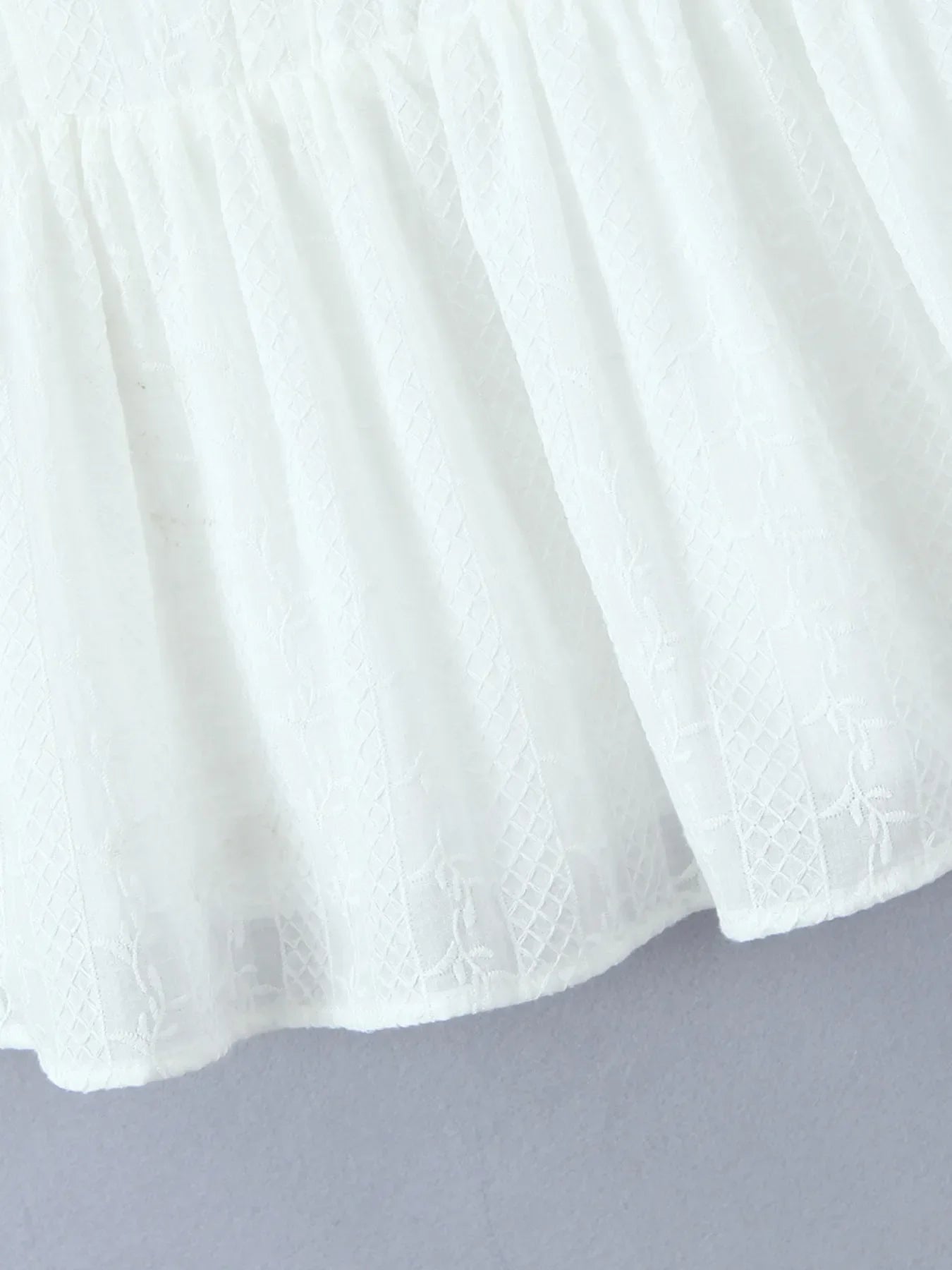 Lace Detail Sleeveless Mini Dress