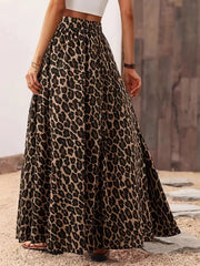 Leopard Maxi Skirt