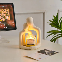 Luxury LED Art Home Decor: Nordic Figurines
