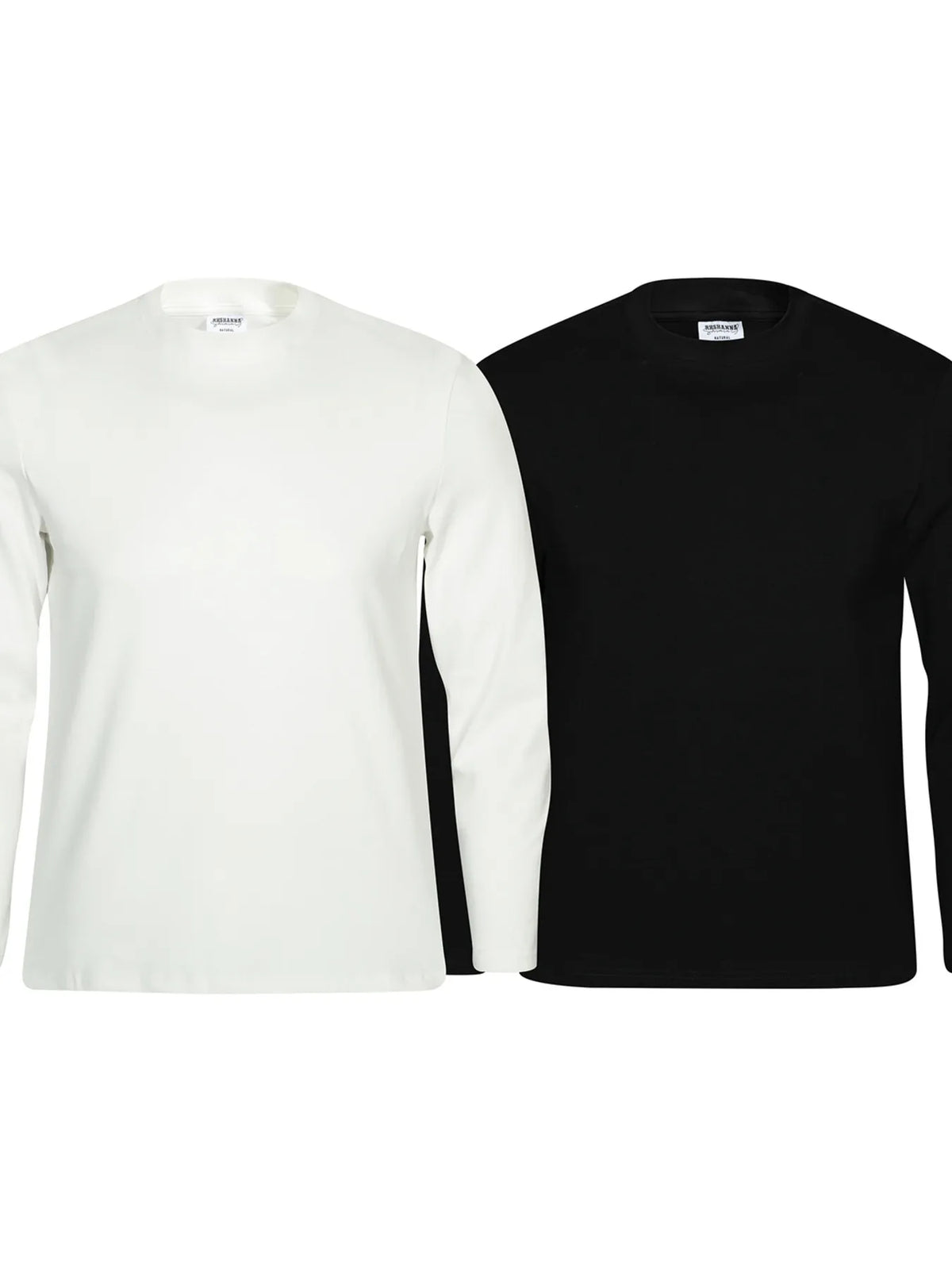 Men's Basic style Round Neck Solid T-Shirt White / M