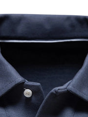Men's Button Detail Long Sleeve Polo