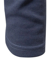 Men's Button Detail Long Sleeve Polo