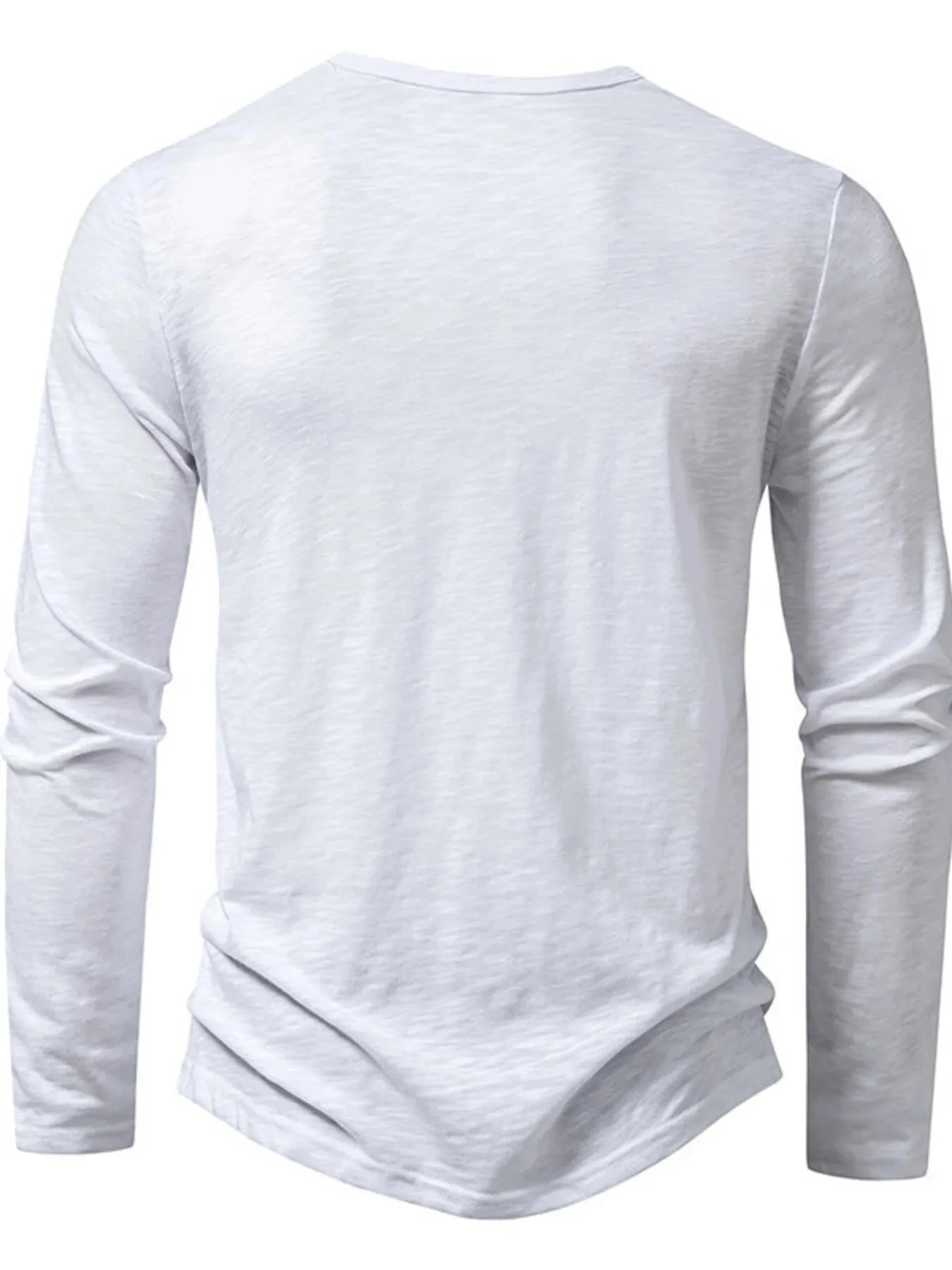 Men's Button Detail Long Sleeve T-Shirt