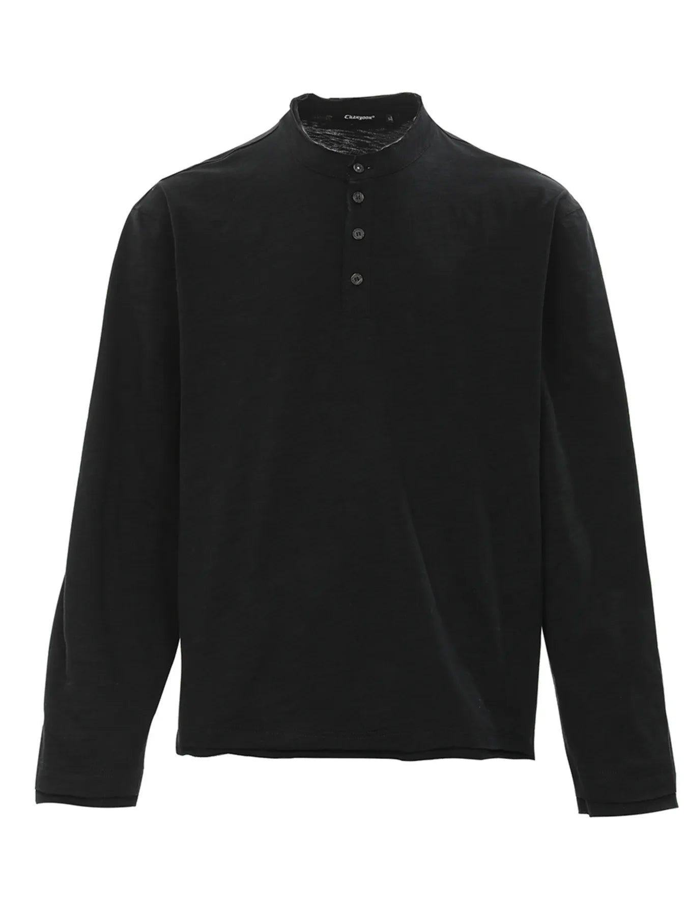 Men's Button Detail Long Sleeve T-Shirt
