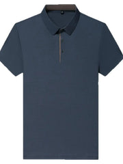 Men's Button Detail Short Sleeve Polo Shangqing / 165