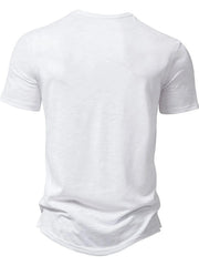 Men's Button Detail Short Sleeve Top