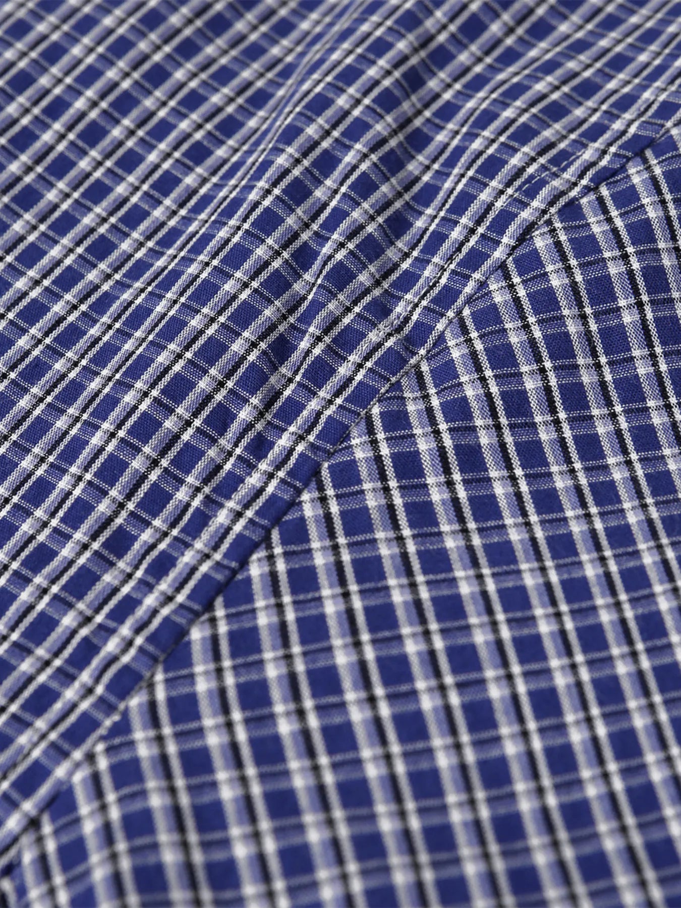 Men's Button Down Long Sleeve Plaid Shirt