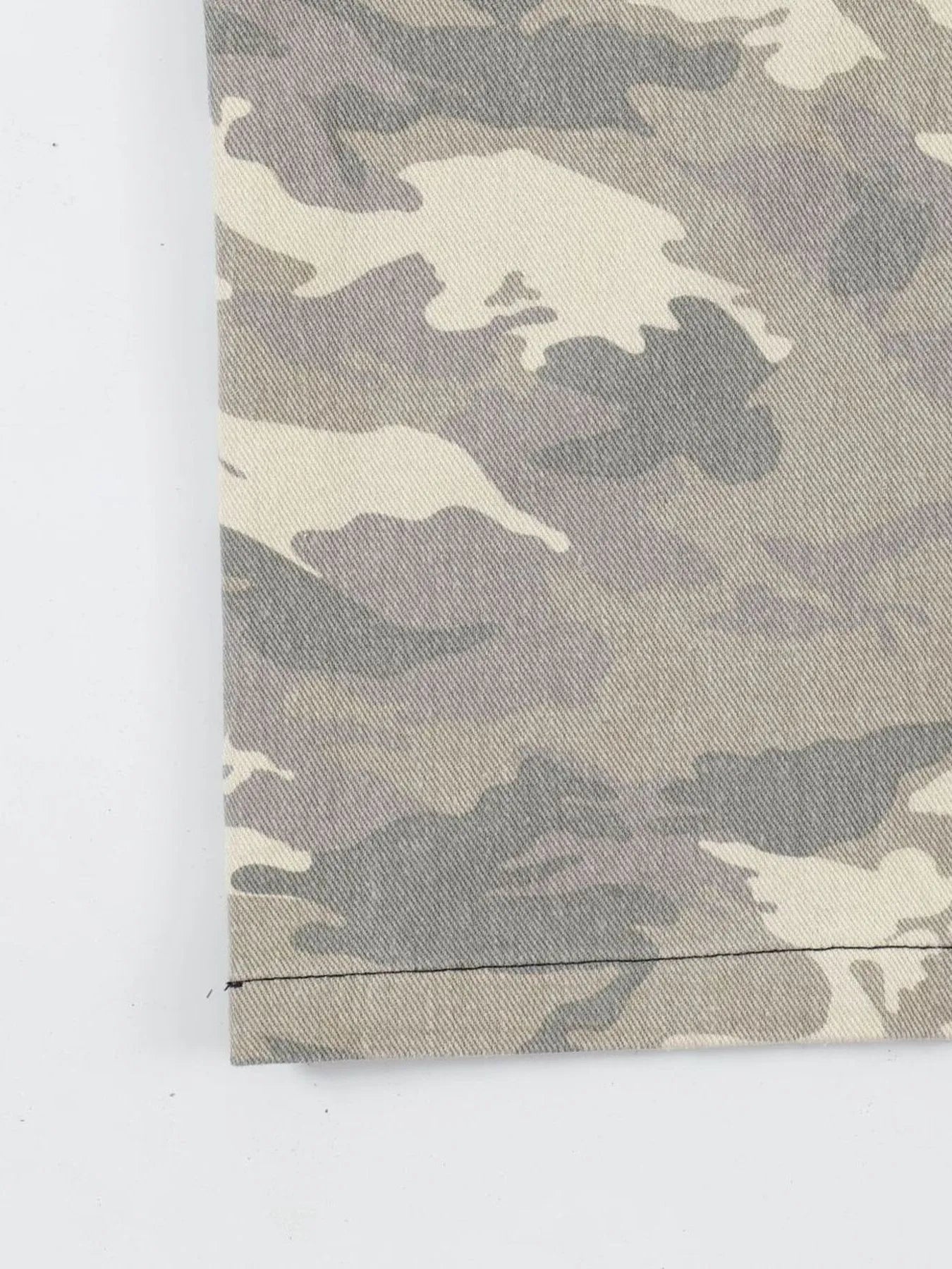 Men's Camo Wide Leg Cargo Jeans