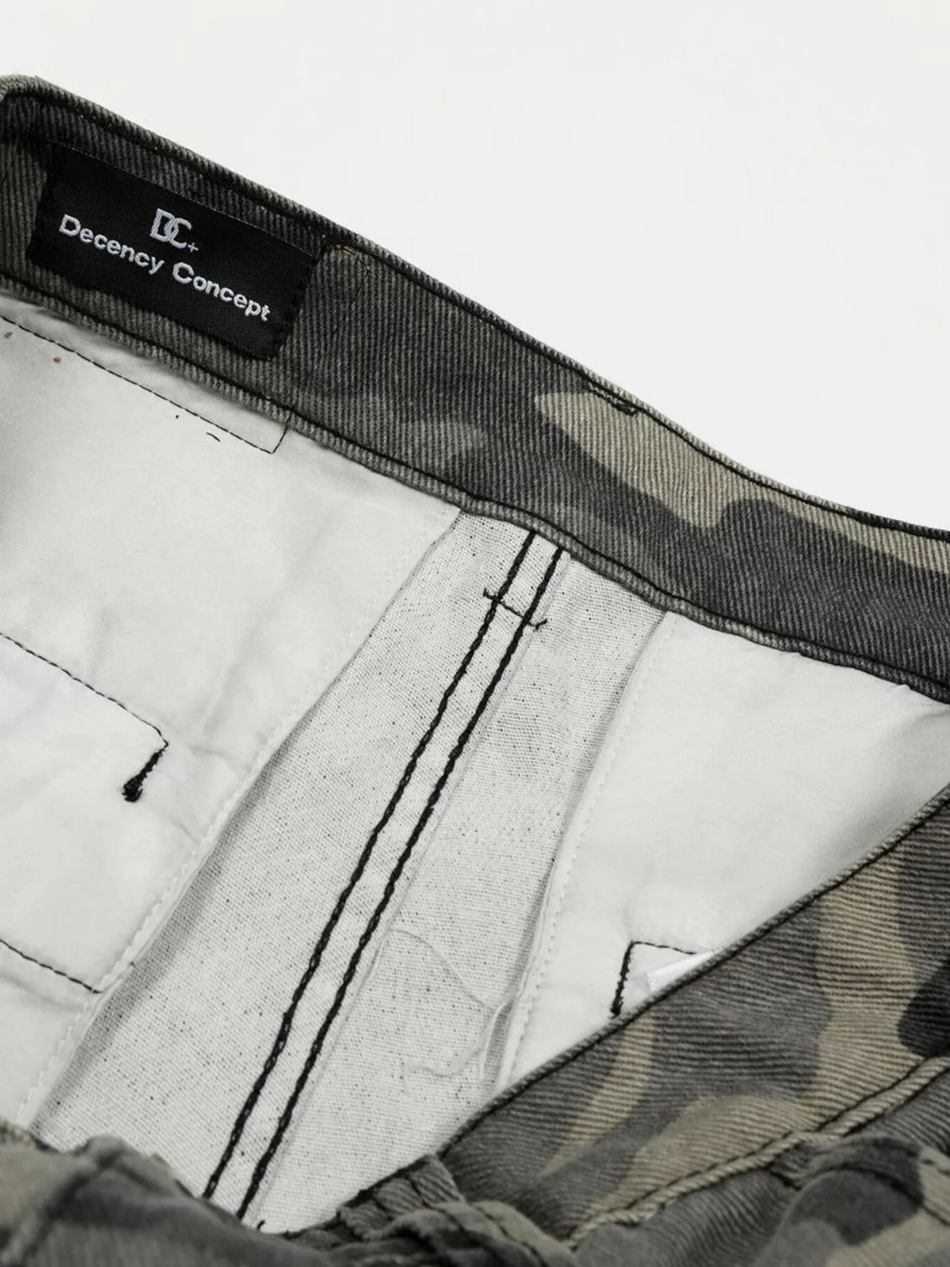 Men's Camouflage Cargo Capris Jeans