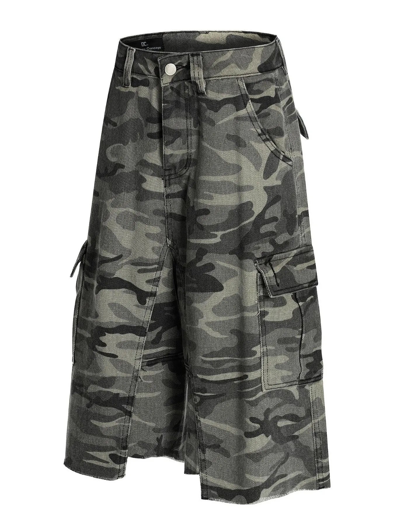 Men's Camouflage Cargo Capris Jeans Camouflage Color / S