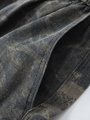 Men's Camouflage Cargo Drawstring Pants