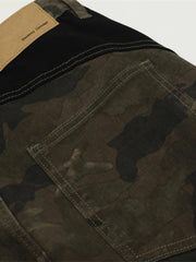 Men's Camouflage Wide Leg Jeans