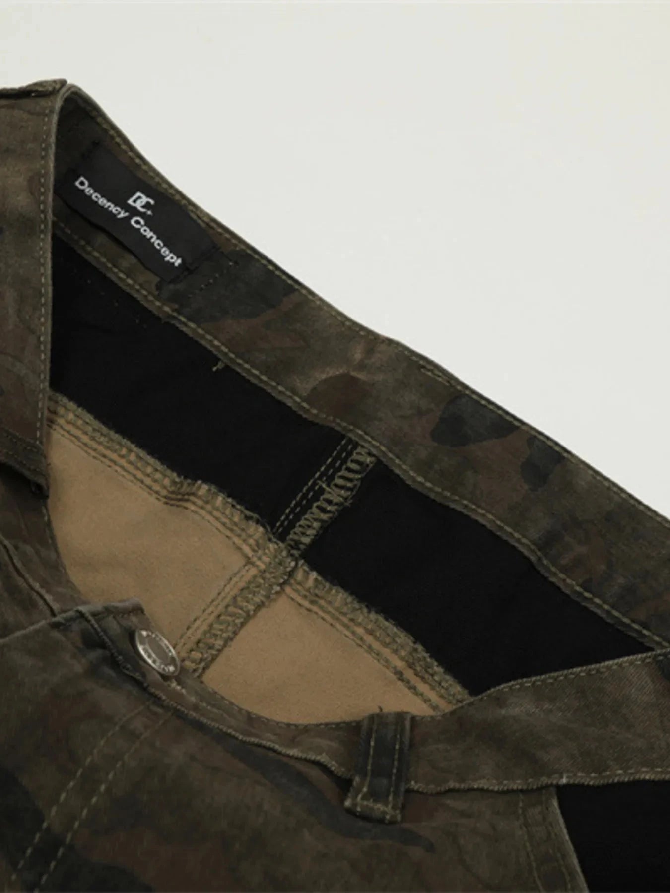 Men's Camouflage Wide Leg Jeans