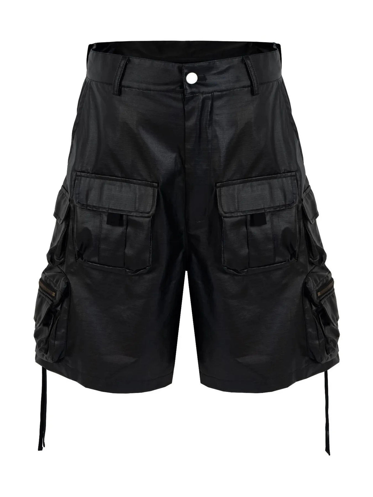 Men's Cargo Shorts with Multi-Pocket Black / M