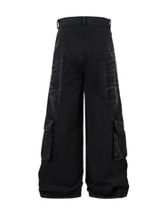 Men's Cargo Wide Leg Jeans