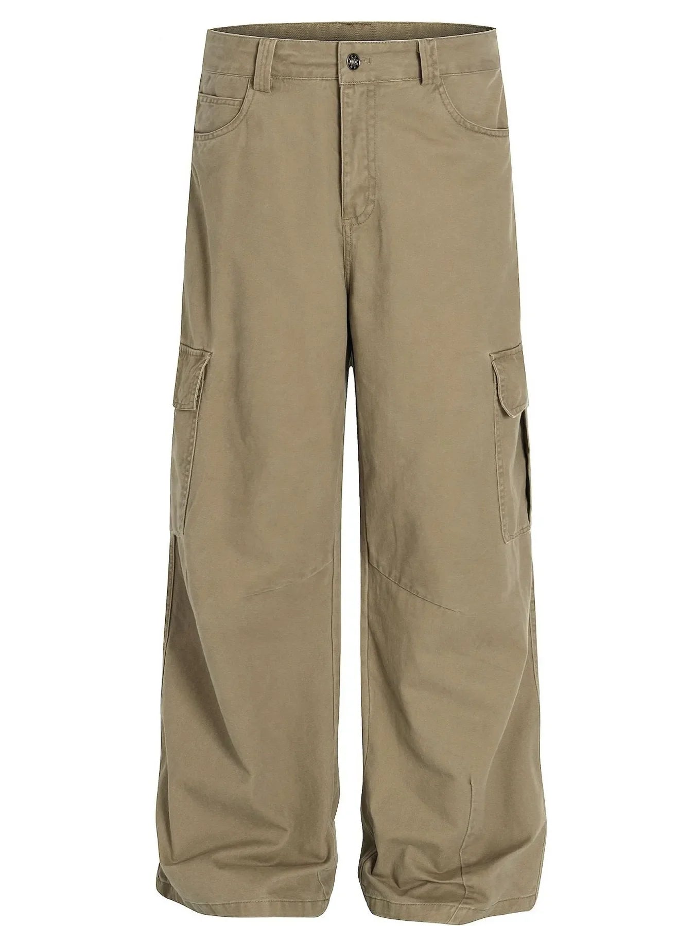 Men's Cargo Wide Leg Utility Pants Khaki / S