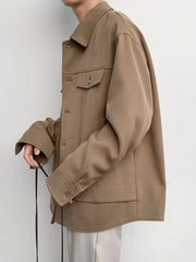 Men's Casual Button-Down Jacket