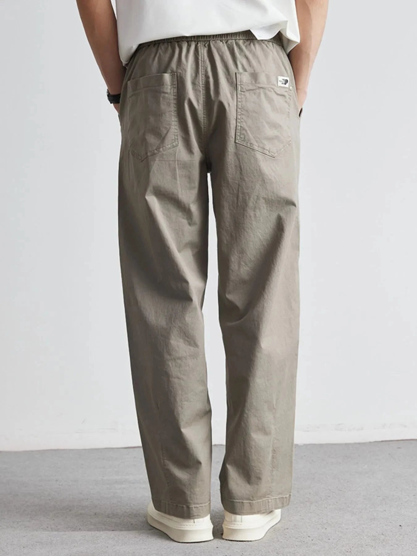 Men's Casual Drawstring Wide Leg Pants