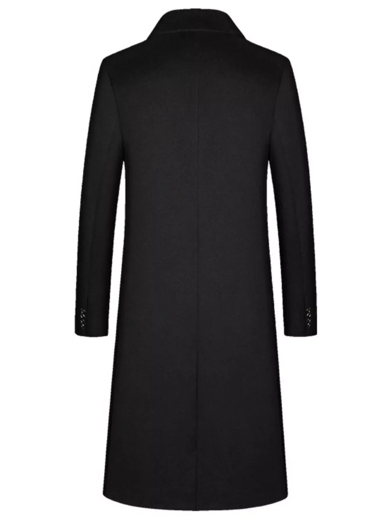 Men's Classic Button Up Overcoat