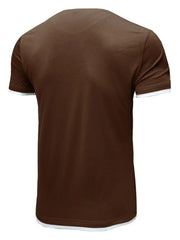 Men‘s Classic Contrast Trim Crew Neck T-Shirt