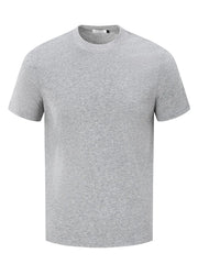 Men's Classic Crew Neck T-Shirt Flower Gray / S