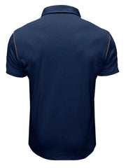 Men's Classic Polo Shirt with Contrast Stitching