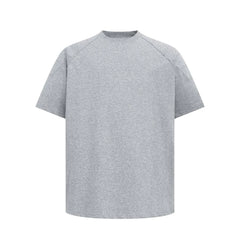 Men's Classic Solid Crew Neck T-Shirt Melange Gray / S