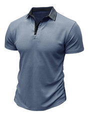 Men's Classic Textured Golf Polo Shirt
