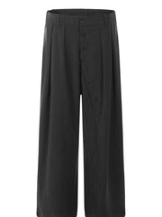 Men's Classic Wide-Leg Pants Grey / S