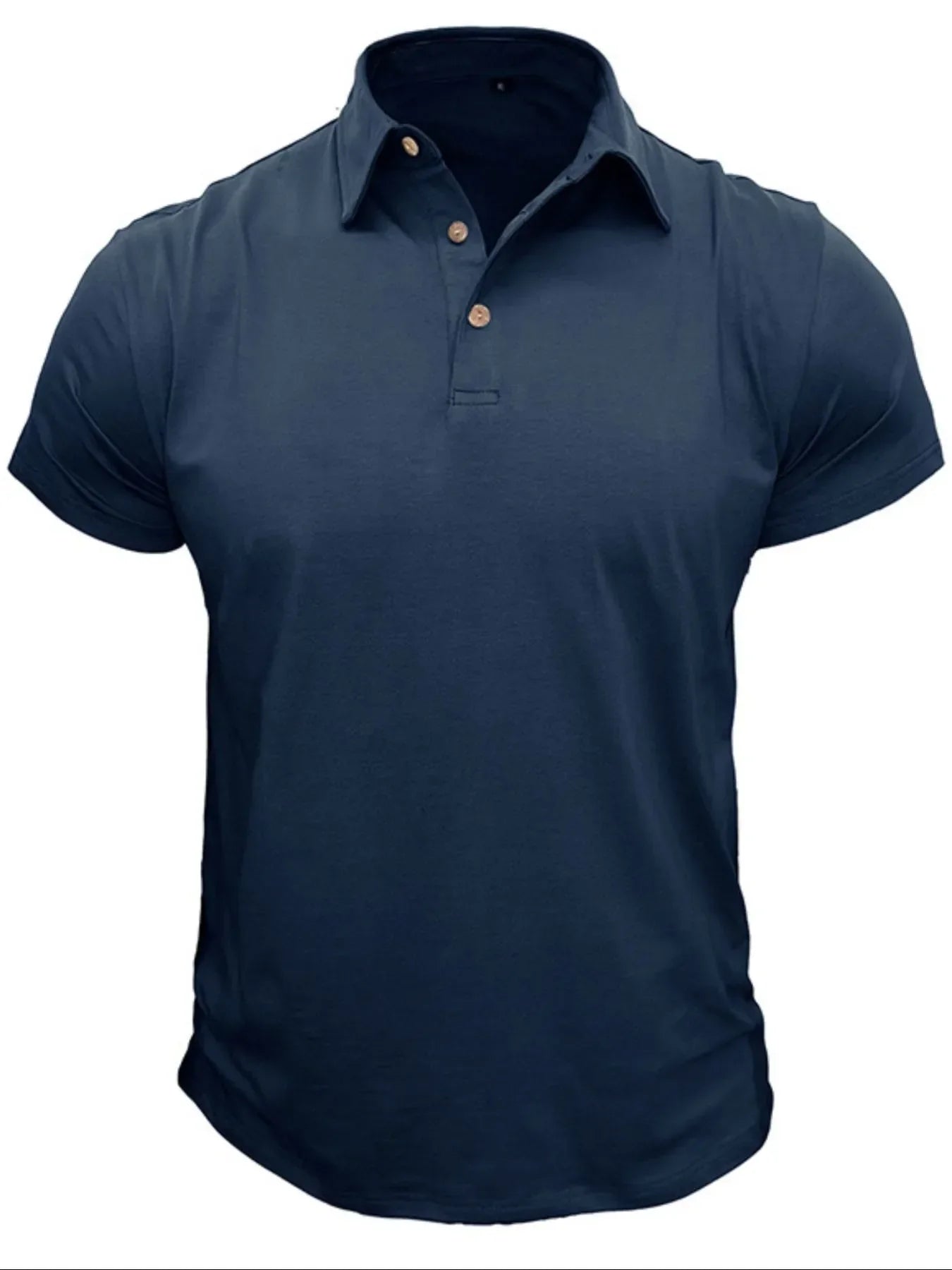 Men's Collared Neck Short Sleeve Polo Shirt