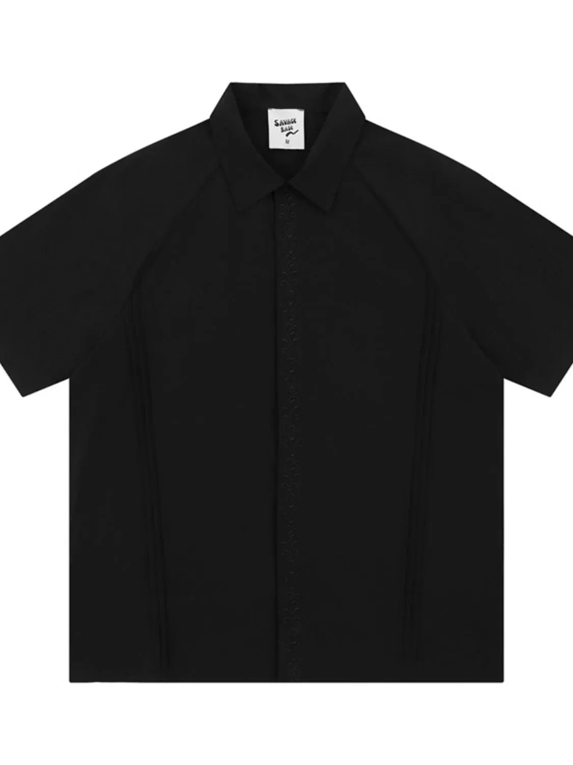 Men's Collared Neck Short Sleeve Shirt