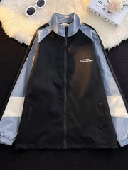 Men's Color Block Zip Up Jacket