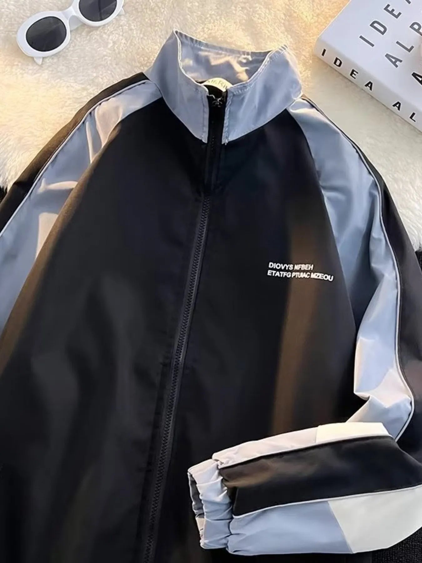 Men's Color Block Zip Up Jacket