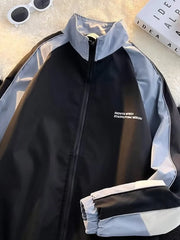 Men's Color Block Zip Up Jacket