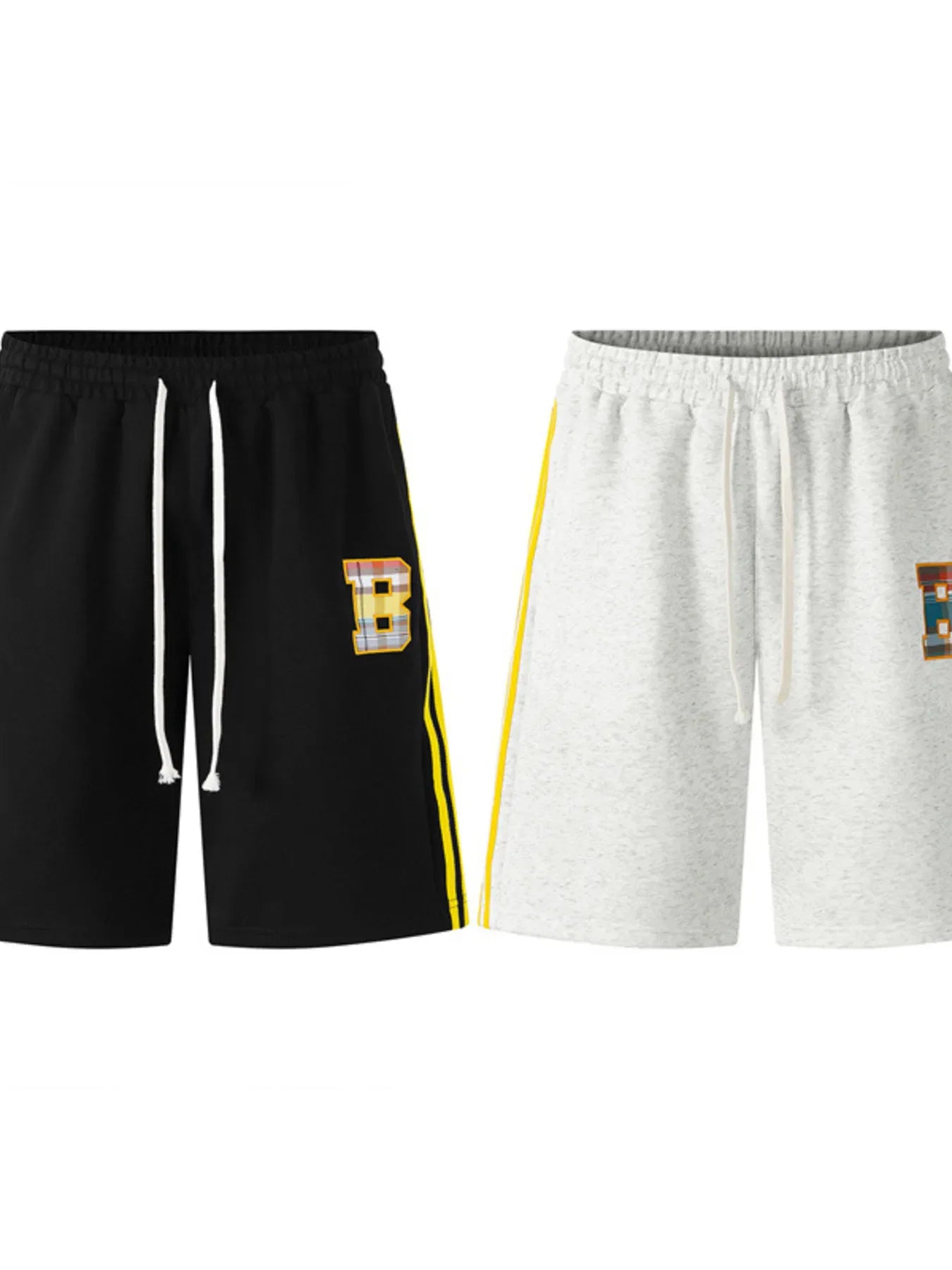 Men's Contrast Drawstring Shorts