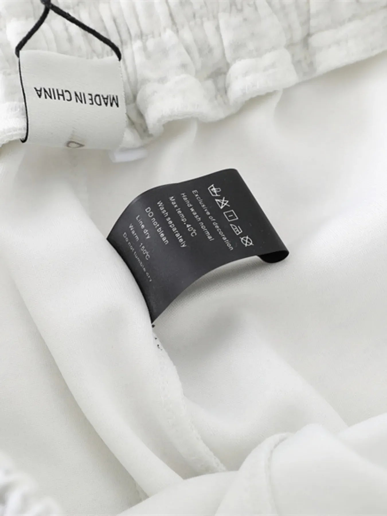 Men's Contrast Drawstring Shorts Grey / M