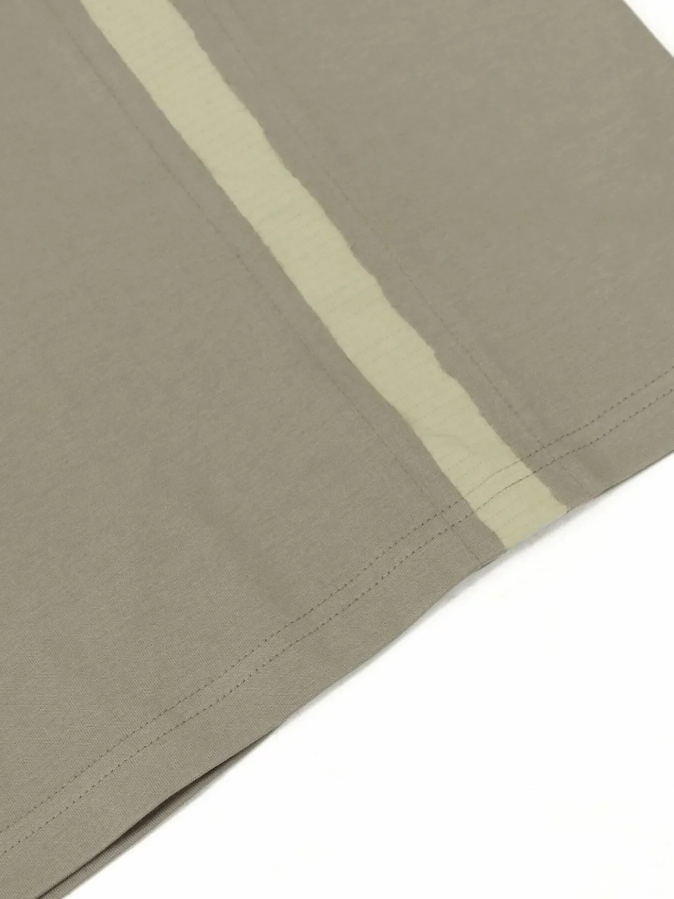 Men's Contrast Round Neck Short Sleeve T-Shirt