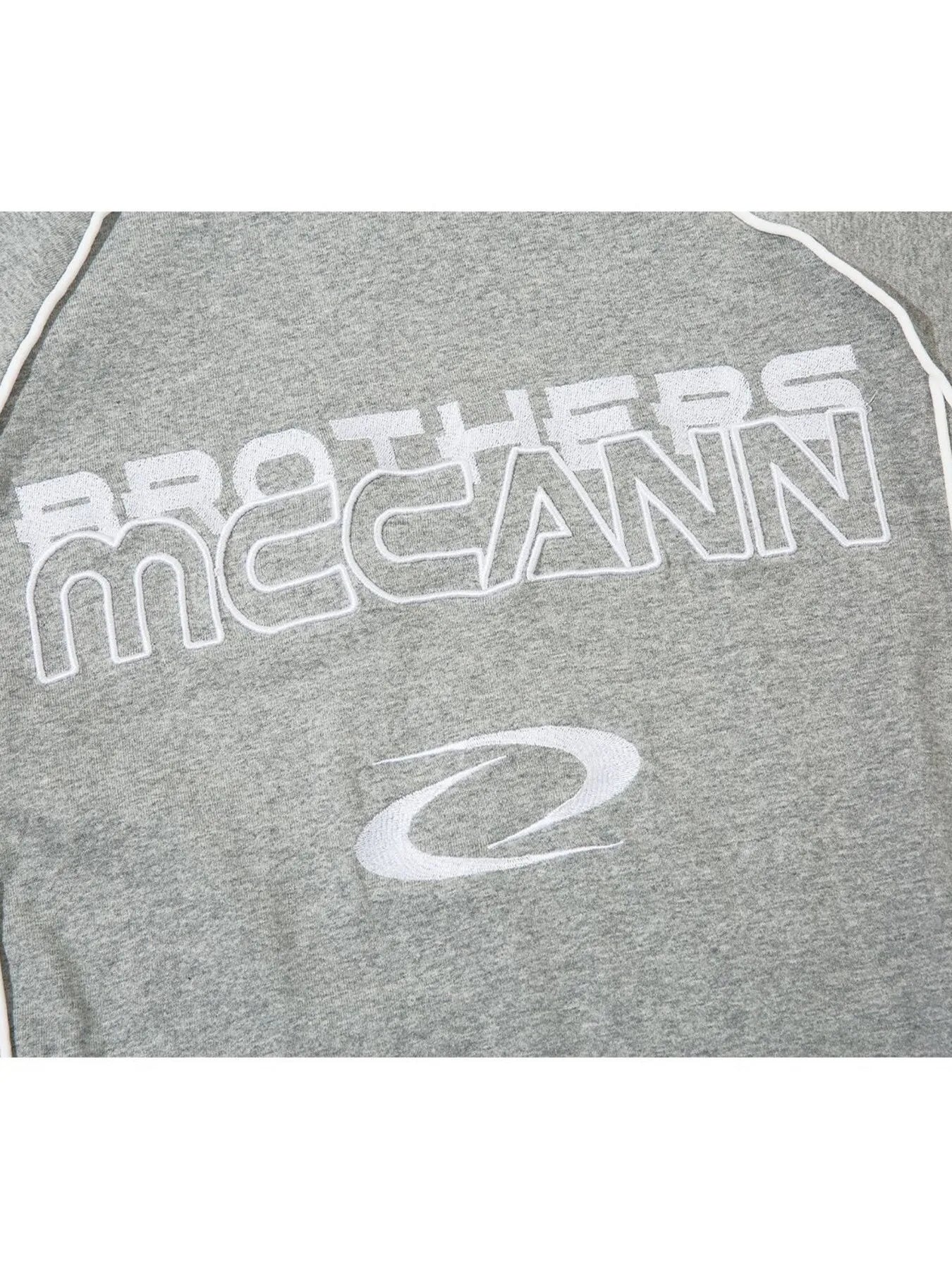 Men's Contrast Stitching Round Neck Letter Graphic T-Shirt