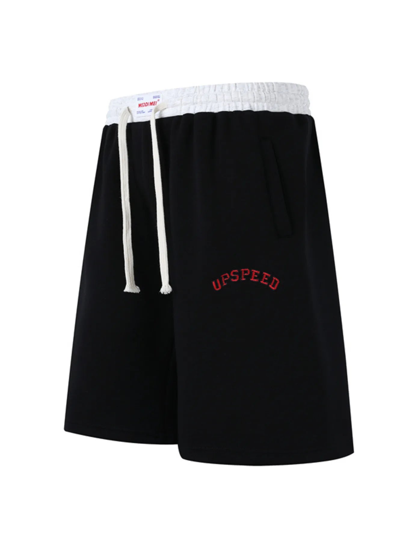 Men's Contrast Waistband Drawstring Shorts