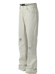Men's Distressed Straight Leg Jeans