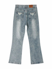 Men's Distressed Washed Jeans