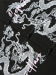 Men's Dragon Chinese Style Button Up Shirt