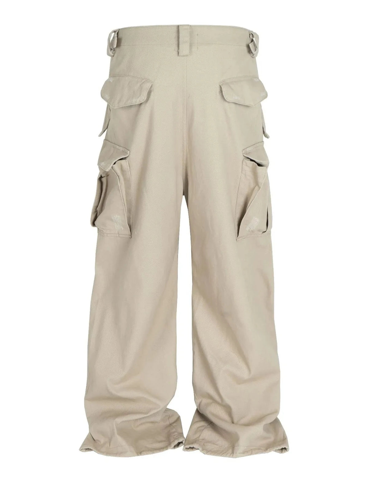 Men's Drawstring Cargo Pants Apricot / M